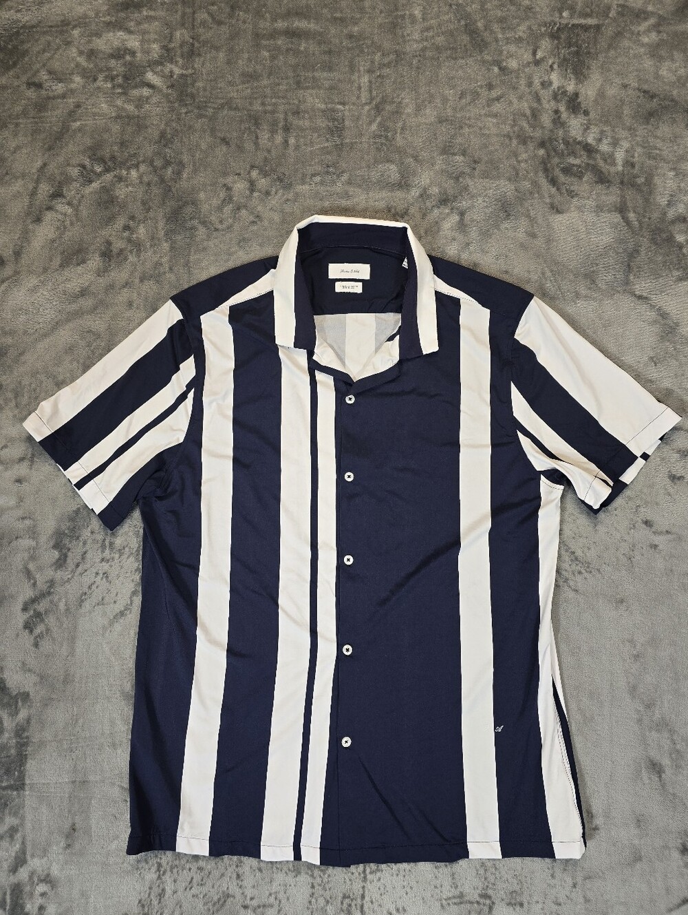 Porter & Ash Kinetic Stretch Button Up Shirt Size XL Very Soft Resort Camp